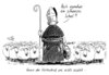 Cartoon: Hirte (small) by Stuttmann tagged kirche missbrauchsskandal kinder jugendliche hirtenbrief papst
