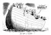 Cartoon: In Gefahr (small) by Stuttmann tagged piraten,krise,rezession