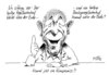 Cartoon: Kompromiss (small) by Stuttmann tagged kompromiss,mappus,bahnhof,stuttgart,21,heiner,geißler