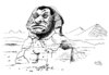 Cartoon: Mubarak (small) by Stuttmann tagged mubarak ägypten egypt