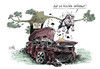 Cartoon: Verbremst... (small) by Stuttmann tagged nürburgring,pleite,insolvenz,beck