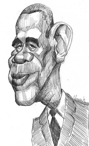 Cartoon: Obama (medium) by horate tagged sinner