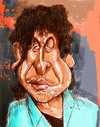 Cartoon: Boby Dylan (small) by horate tagged music