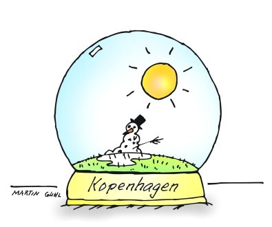 Cartoon: kopenhagen klimaschutz  klima (medium) by martin guhl tagged kopenhagen,klimaschutz,2009,klima