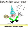 Cartoon: bayern gnom geld finanzen krise (small) by martin guhl tagged bayern,gnom,geld,finanzen,krise,bank,zwerg