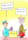 Cartoon: schweinegrippe zoll sextourist (small) by martin guhl tagged schweinegrippe zoll sextourist