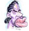 Cartoon: Mick Jagger wants his lips bakk (small) by subwaysurfer tagged cartoon,caricature,man