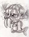 Cartoon: this aint yo mamas mermaids 1 (small) by subwaysurfer tagged mermaid,child,caricature,cartoon