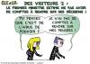Cartoon: Des VISITEURS 2 (small) by chatelain tagged humour,visiteurs