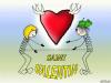 Cartoon: JOYEUSE SAINT VALENTIN (small) by chatelain tagged joyeuse,st,valentin,