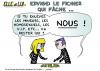 Cartoon: Le DOSSIER qui fache ... (small) by chatelain tagged edvige