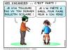 Cartoon: LES VACANCES c est parti (small) by chatelain tagged humour,vacances,france,ch,tis