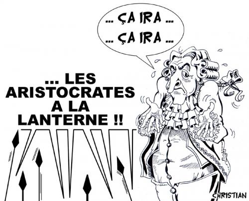 Cartoon: sarko se repose a la lanterne (medium) by CHRISTIAN tagged sarkozy,crise,hopital,sport,lanterne,versailles