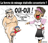 Cartoon: Femme de menage consentante ? (small) by CHRISTIAN tagged dominique,strauss,kahn,ps,fmi