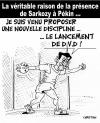 Cartoon: La vraie raison ... (small) by CHRISTIAN tagged sarkozy,carla,jo