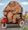 Cartoon: Fat Cat (small) by tooned tagged cartoon caricature illustration
