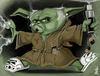 Cartoon: YO Yoda (small) by tooned tagged cartoon,caricature,illustration