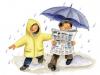 Cartoon: Zeitung - Newspaper (small) by Abonaut tagged regen,wetter,schirm,regenschirm,zeitung,tageszeitung,tbm,papertown,abovalley