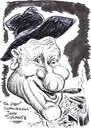 Cartoon: JIMMY DURANTE (small) by Tim Leatherbarrow tagged jimmydurante,thegreatschnozzola,theschnoz,timleatherbarrow,jazz,music,piano,cigar,amadmadmadworld