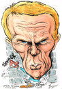 Cartoon: STEVE MCQUEEN (small) by Tim Leatherbarrow tagged steve,mcqueen,film,king,of,cool,great,escape,cooler