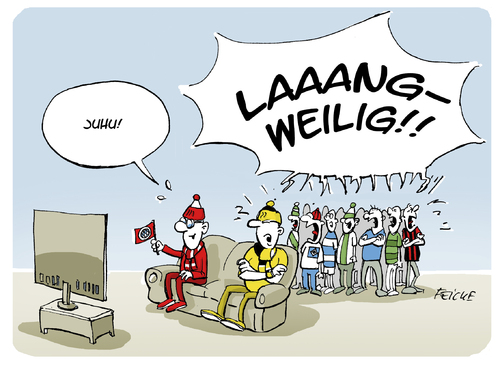 Cartoon: Bayern mal wieder I (medium) by FEICKE tagged fc,bayern,münchen,bvb,borussia,dortmunddfb,pokal,finale,titel,meisterschaft,dfl,fussball,pep,fc,bayern,münchen,bvb,borussia,dortmunddfb,pokal,finale,titel,meisterschaft,dfl,fussball,pep