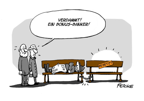 Cartoon: Bonusbanker (medium) by FEICKE tagged neid,neiddebatte,eu,boni,zahlung,bonus,banker,gehalt,doppelt,begrenzung,wortspiel,begrenzung,doppelt,gehalt,banker,bonus,zahlung,boni,eu,neiddebatte,neid,wortspiel