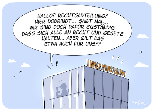 Cartoon: Dobrindt fragt sich (medium) by FEICKE tagged urteil,gericht,dobrindt,csu,cdu,asyl,ausländer,urteil,gericht,dobrindt,csu,cdu,asyl,ausländer