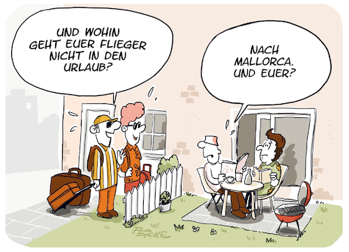 Urlaubsflieger im Streik