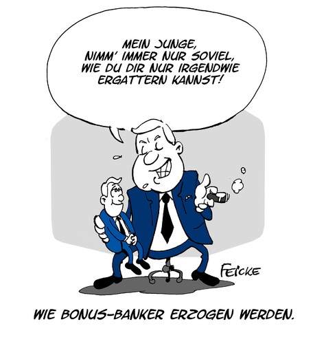 Cartoon: Wie Bonusbanker erzogen werden. (medium) by FEICKE tagged limitierung,limit,schweiz,eu,banker,bonus,zahlung,boni,plan,begrenzung,verdoppelung,maximal,erziehung,gier,limitierung,limit,schweiz,eu,banker,bonus,zahlung,boni,plan,begrenzung,verdoppelung,maximal,erziehung,gier