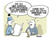 Cartoon: CETA kommt (small) by FEICKE tagged ceta,abkommen,wortspiel,flachwitz