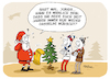 Cartoon: HSV FCSP Weihnachtswunsch (small) by FEICKE tagged hamburg,derby,bundesliga,zwei,verein,hsv,sportverein,fc,sankt,pauli,fussball,fußball