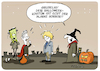 Cartoon: Johnson Halloween (small) by FEICKE tagged halloween,brexit,johnson,horror,europa,eu