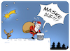 Cartoon: Maske auf dem Dach (small) by FEICKE tagged feicke,weihnachten,corona,maske,nikolaus,weihnachtsmann,aha