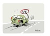 Cartoon: Maut (small) by FEICKE tagged pkw,maut,unfall,eugh,urteil