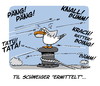 Cartoon: Tatort mit Til (small) by FEICKE tagged hamburg,ard,tatort,til,schweiger,neu,kommissar,polizei,mord,fernsehen,krimi,tv,spannung,action