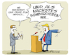 Cartoon: Trump Frage zum Impeach (small) by FEICKE tagged usa,iran,impeachment,trump