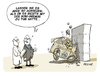 Cartoon: VW Skandalforschung mit Boni (small) by FEICKE tagged vw,volkswagen,bonus,boni,bremse,unfall,skandal,manipulation,abgas,vorstand,manager