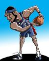 Cartoon: LeBron James (small) by grant tagged lebron,james