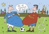 Cartoon: der Ball (small) by Sergei Belozerov tagged ball,mannschaft,elf,fussball