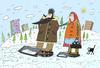 Cartoon: street cleaners (small) by Sergei Belozerov tagged street,cleaner,snow