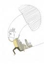 Cartoon: Parachute (small) by jannis tagged people