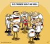 Cartoon: EM Freunde (small) by mil tagged fußball,football,em,deutschland,österreich,fans,freunde,mil