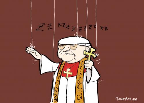 Cartoon: 23.. (medium) by Toonmix tagged papst,benedikt,vatikan,ultrakonservativ