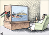 Cartoon: break gaza siege (small) by samir alramahi tagged fleet,european,initiative,break,siege,gaza,peace,ramahi,arab,cartoon,palistine,israel