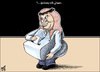 Cartoon: My Vote for who deserve (small) by samir alramahi tagged jordan,arab,ramahi,cartoon,democracy,parliamentary,elections,vote