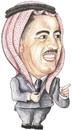 Cartoon: Wasfi Al-Tal Of jordan (small) by samir alramahi tagged jordan,portrait,wasfi,arab,ramahi
