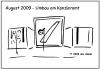 Cartoon: Bankenkrise im Kanzleramt (small) by docdiesel tagged kanzleramt,ackermann,deutsche,bank,merkel,steuergeld,party