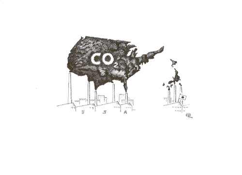Cartoon: Kyoto-Debakel (medium) by Erwin Pischel tagged pischel,kohle,oel,gas,gau,akw,atomkraftwerk,fukushima,emission,usa,japan,klimaziel,klimaschutz,klima,treibhausgase,methan,kohlendioxid,kohlenstoffdioxid,co2,kyotoprotokoll,kyoto