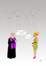 Cartoon: Oh my God! (small) by Erwin Pischel tagged god,gott,pfarrer,priester,glaube,floskel,gesellschaft,kommunikation,ausruf,film,tv,medienlandschaft,medien,kirche,soziologie,theologie,ethologie,anglizismus,verhalten,sprache,ausdruck,pischel