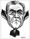 Cartoon: G.Bush (small) by jkaraparambil tagged george,bush,us,president,former,joseph,karaparambil,jkaraparambil